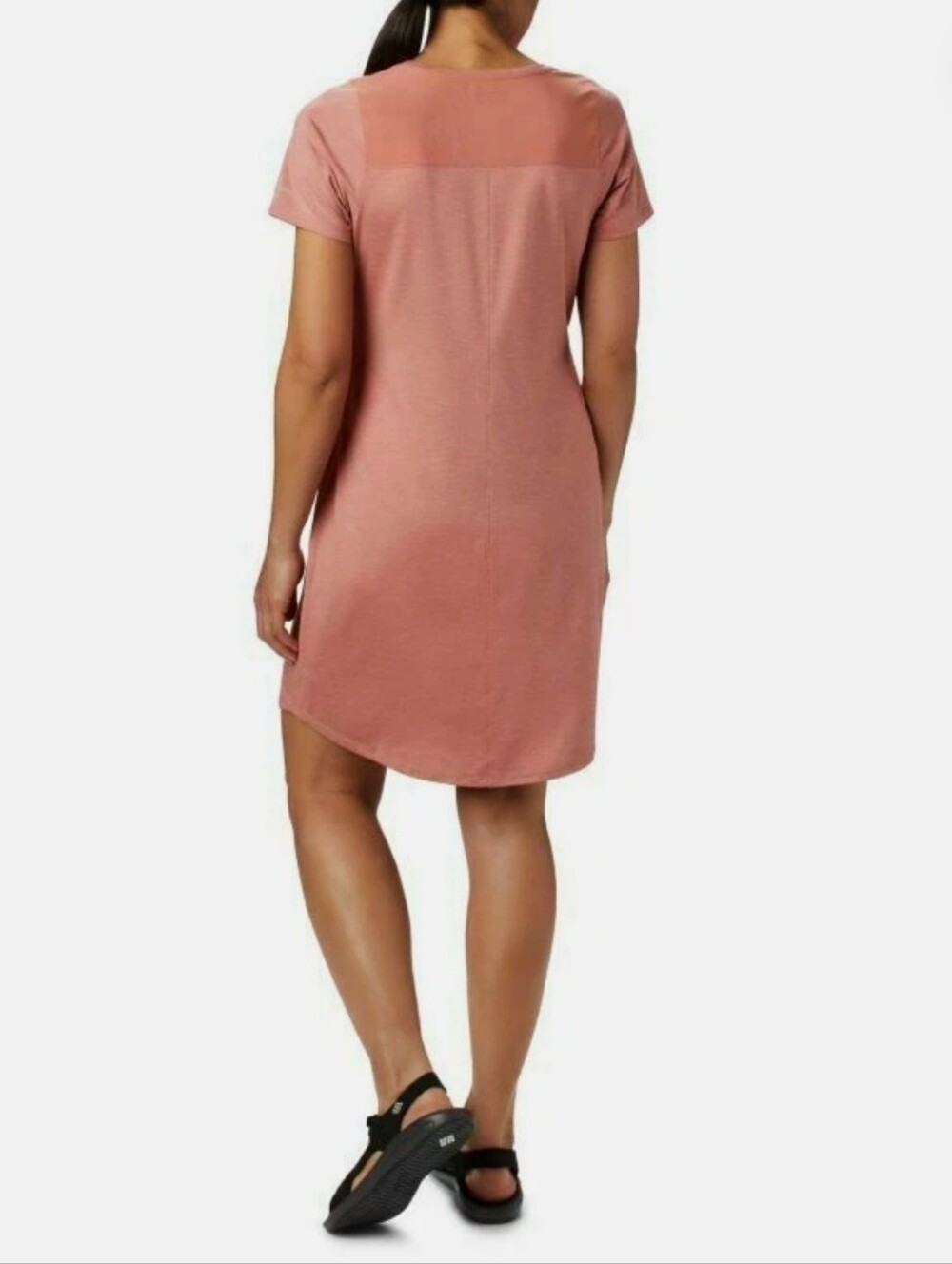 Columbia Women's Place to Place II Dress Omni-Shield Coral, Size Large - Picture 2 of 12